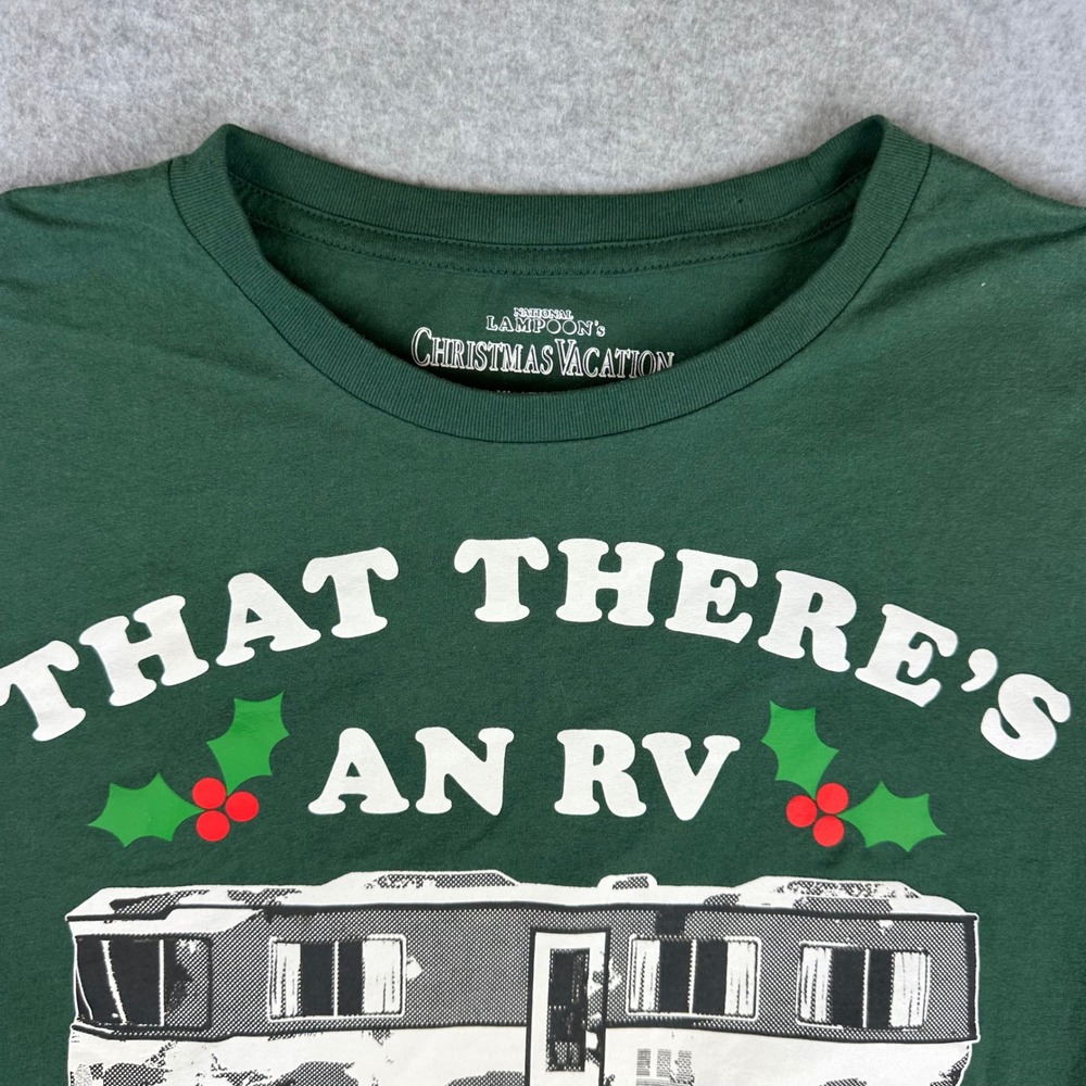 National Lampoons Christmas Vacation RV Graphic T-Shirt‎ Green Mens XL - Picture 3 of 8